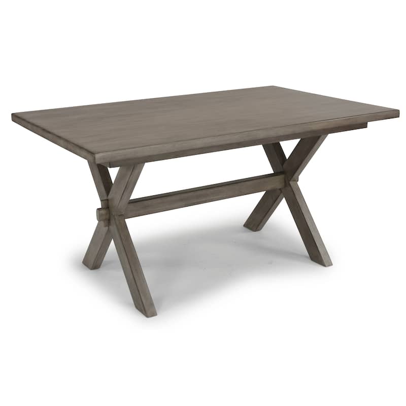 Homestyles Mountain Lodge Gray Wood 7 Piece Dining Set