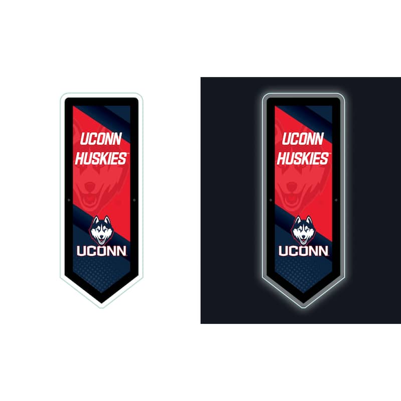 UConn Basketball Round 15 in. LED Lighted Sign - Multi