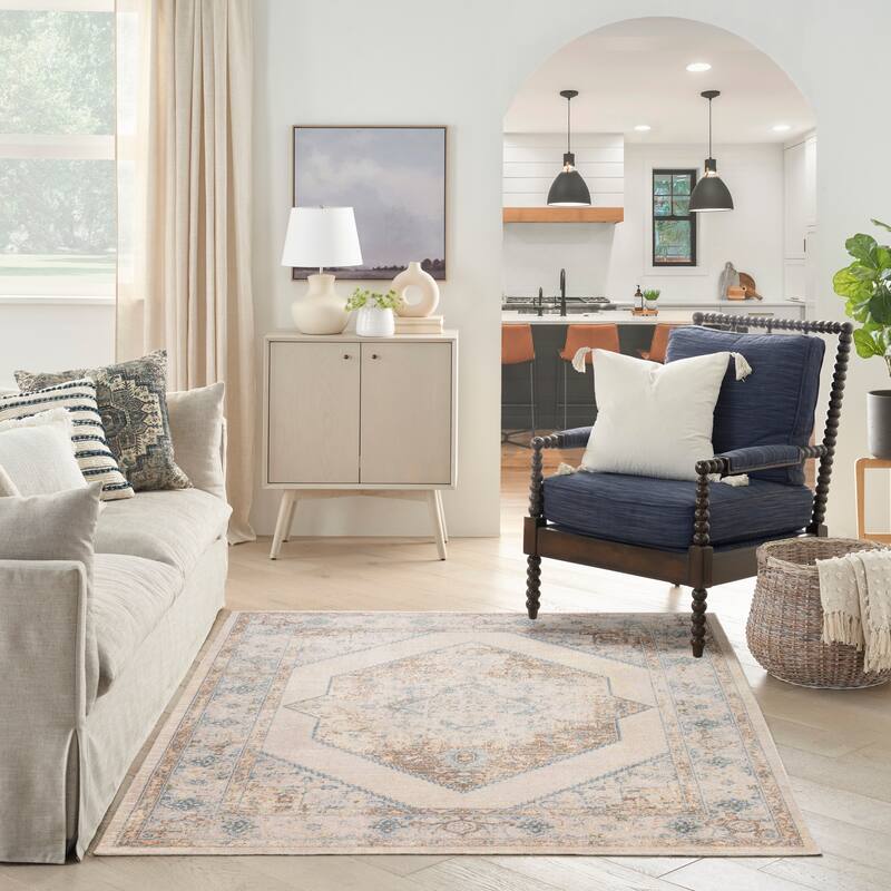Nourison Astra Machine Washable Persian Area Rug