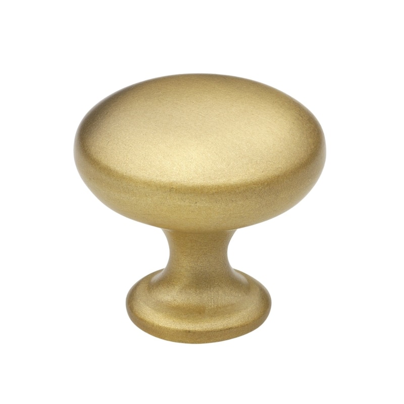 GlideRite 1.125-inch Satin Gold Round Cabinet Knobs (Pack of 10)