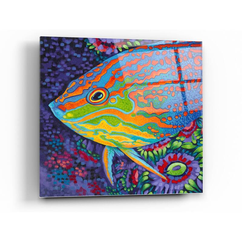 Curated visual reference: Brilliant Tropical Artistry Reference: Epic Art Brilliant Tropical Fish I By Carolee Vitaletti Acrylic