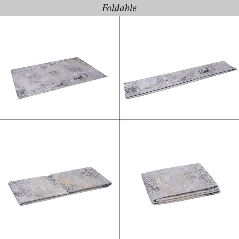 Modern Stylish Multi-Color Washable Rug