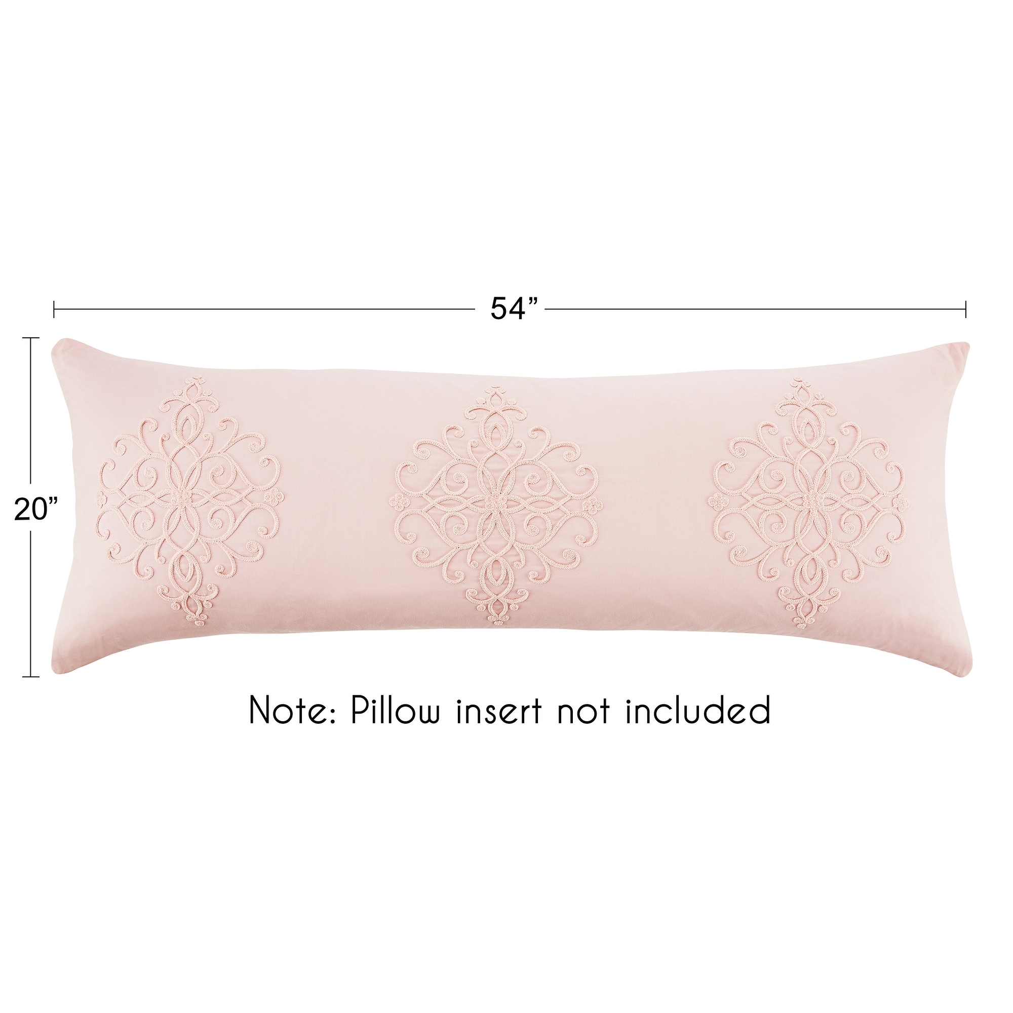 Blush pink shop body pillow cover