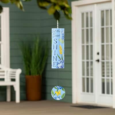 36" Cylinder Wind Chime, "Let the Sun Shine"