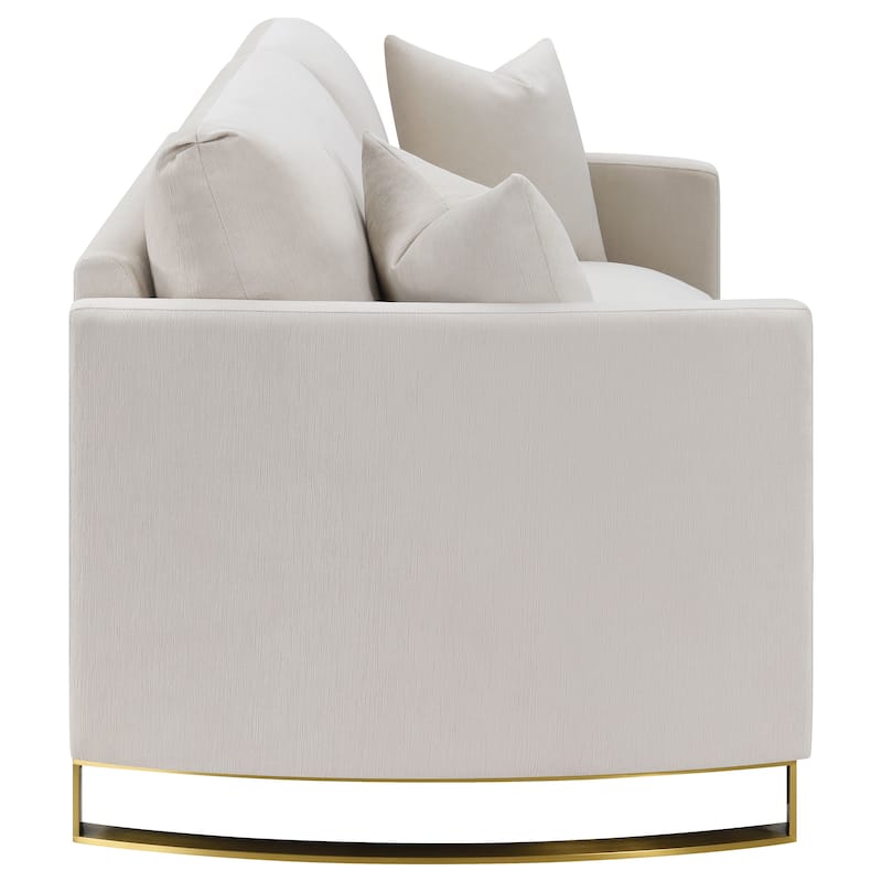 Corliss Upholstered Arched Arm Loveseat