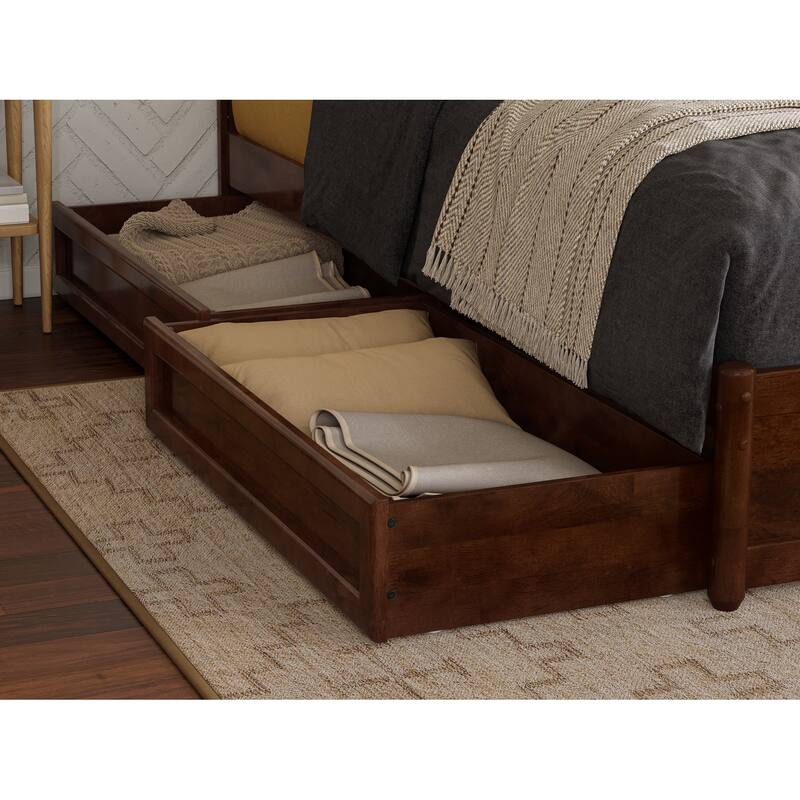 Felicity Platform Bed with Panel Footboard and Storage Drawers