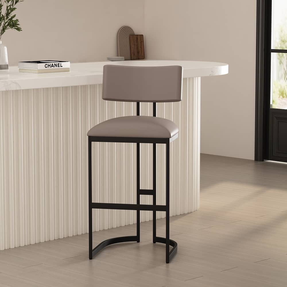 Manhattan Comfort Juno Metal Barstool
