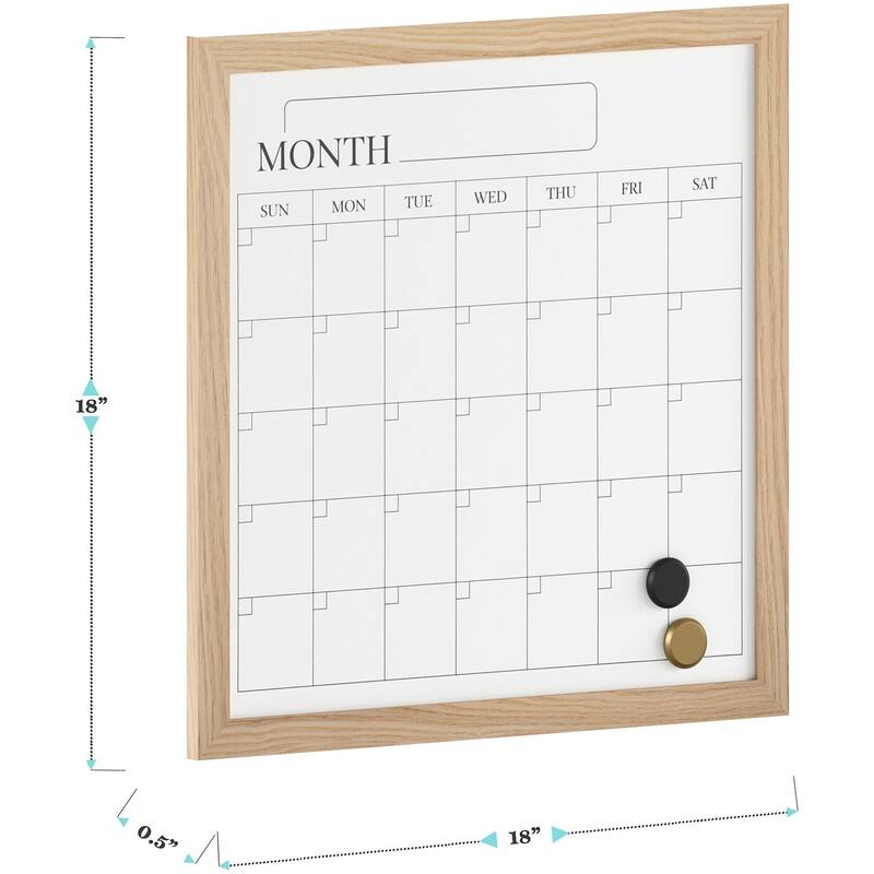 Flash Furniture BR-PM-MWP-4545-MS Everette 18" x 18" Wall Board with