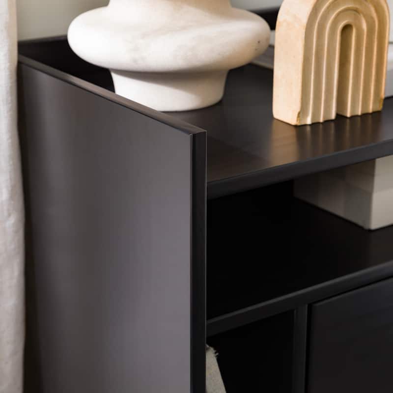 Middlebrook Modern Gallery Top Solid Wood Nightstand