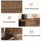 preview thumbnail 8 of 22, 41.3 Inches Farmhouse Console Table, 2 Tiers Wooden Entryway Table