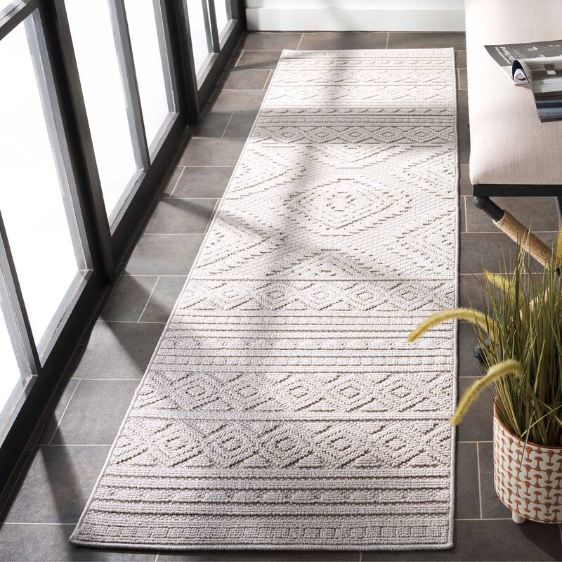 SAFAVIEH Global Rand Indoor/Outdoor Washable Backyard Patio Rug