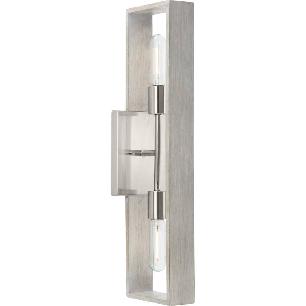 Progress Lighting P710126 Boundary 2 Light 6" Tall Wall Sconce