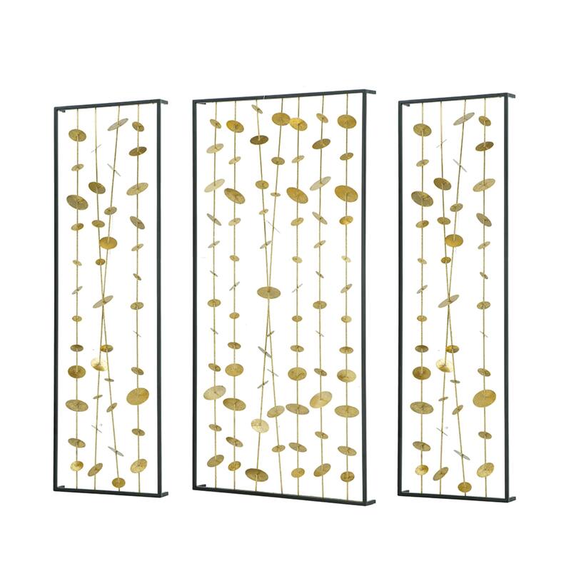Wind Chimes Wall Arts - 14" x 46" - Set of 3
