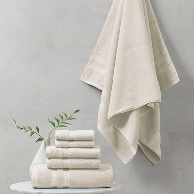 Cotton Feather Touch Antimicrobial Towel 6 Piece Set