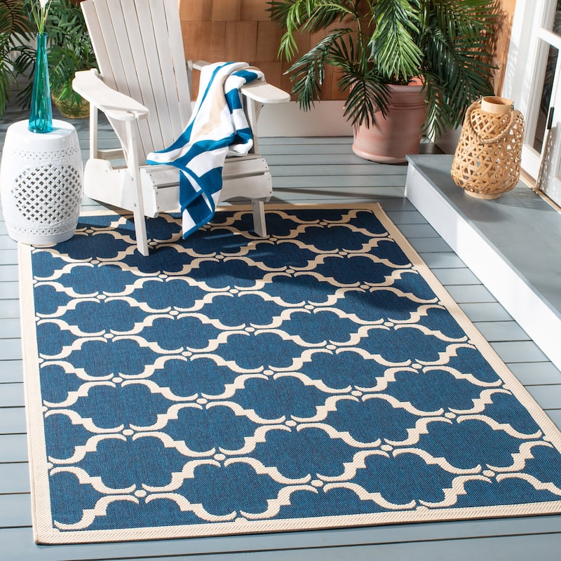 SAFAVIEH Courtyard Charleen Indoor/ Outdoor Waterproof Patio Backyard Rug