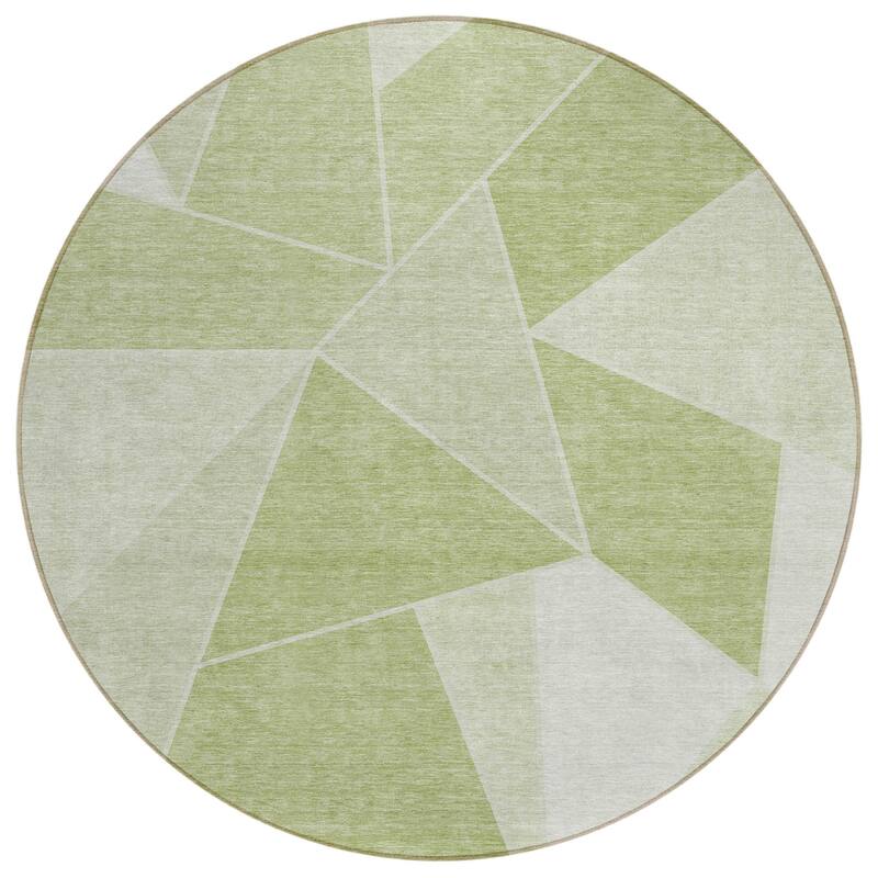 HomeRoots Geometric Transitional Rectangle Outdoor Rug