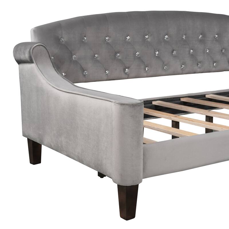 Modern Luxury Tufted Button Daybed,Twin