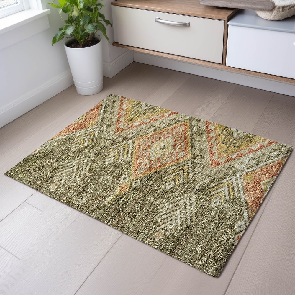 Premium Washable Super Soft Boho Tribal Mayfield Rug