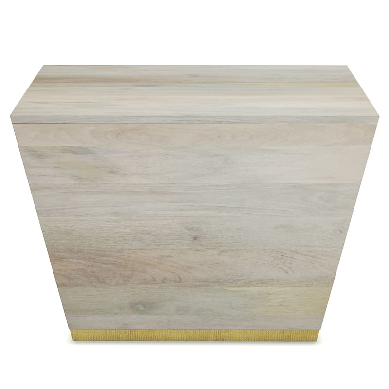 WYNDENHALL Gillean Solid Mango Wood 28 inch Wide Square Modern Coffee Table - 28 x 28 x 18.5
