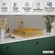 preview thumbnail 4 of 6, Karran Cinox Stainless Steel Square Vessel Sink