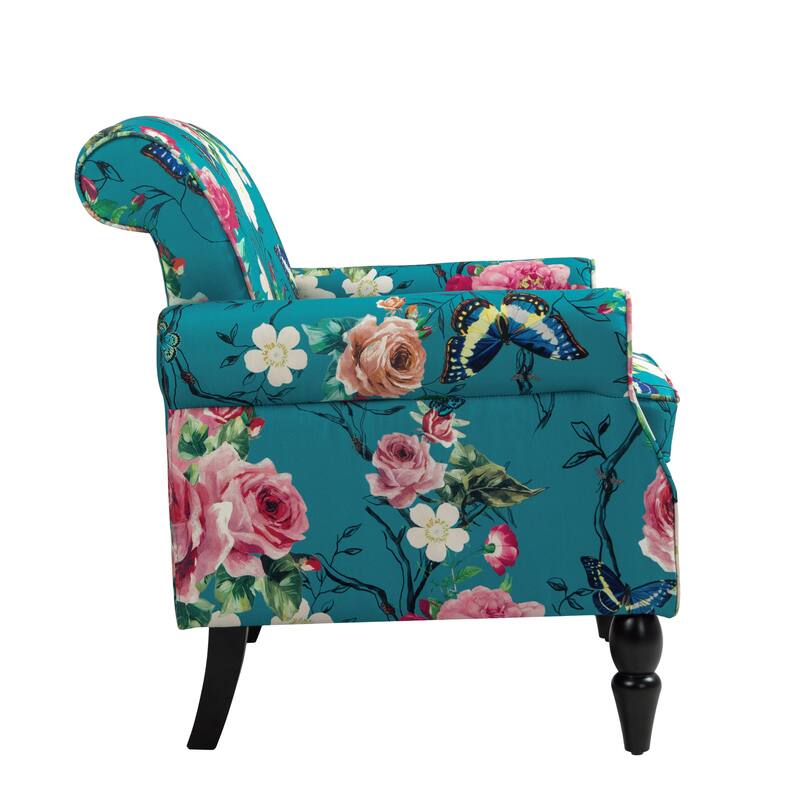 Living Room Armchair with Nailhead Trim - 29.9"W x 29.9"H x 32.9"D