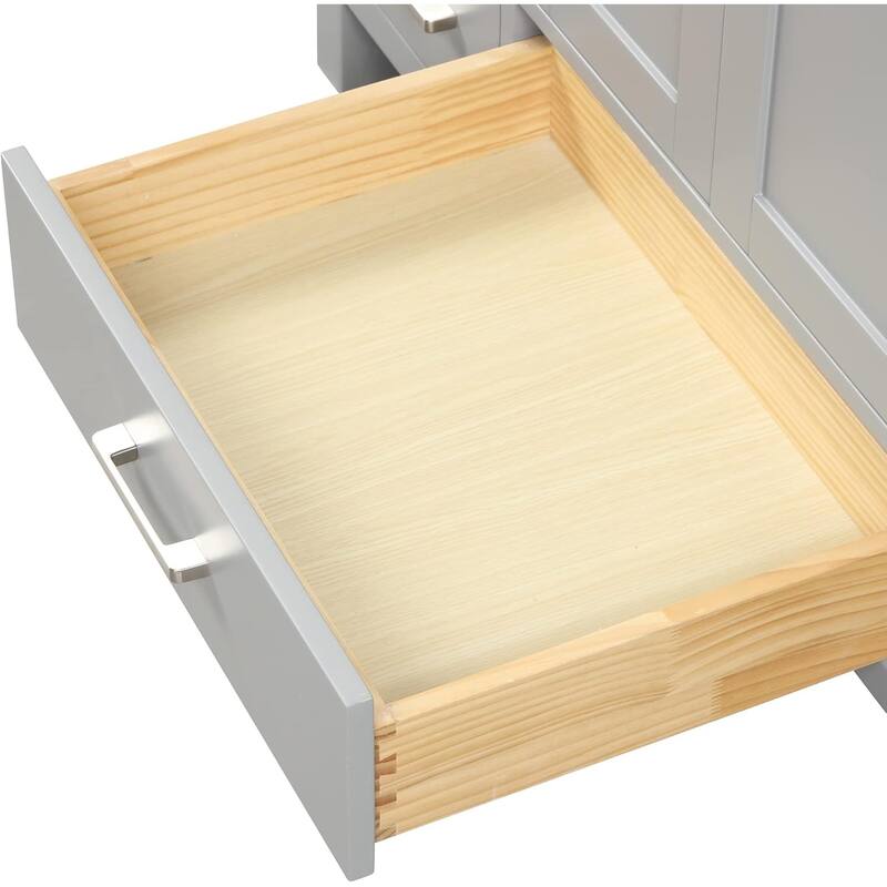 Blossom Geneva 48" Solid Wood Bathroom Vanity with Marble Top