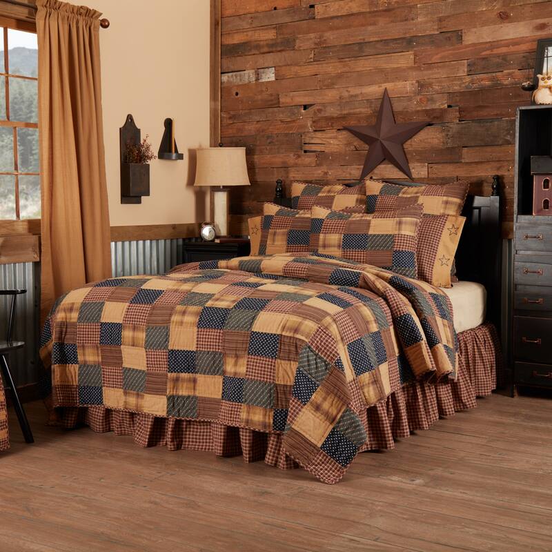 Patriotic Patch Quilt - King