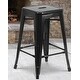 Backless Metal Indoor/Outdoor Square Barstool (Set of 4) 1 of 1 uploaded by a customer