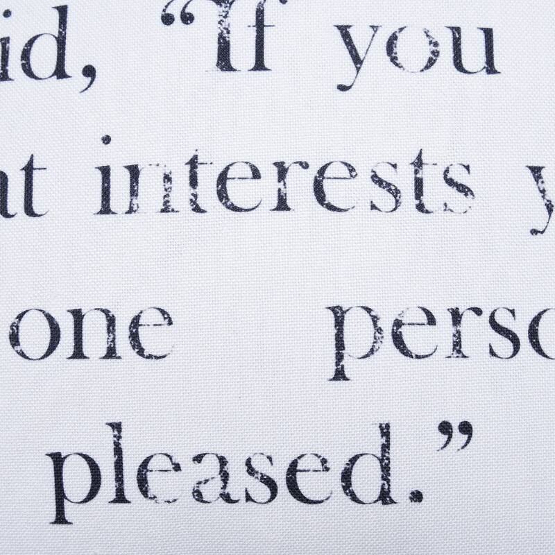 Dann Foley - Double Sided Quote Pillow