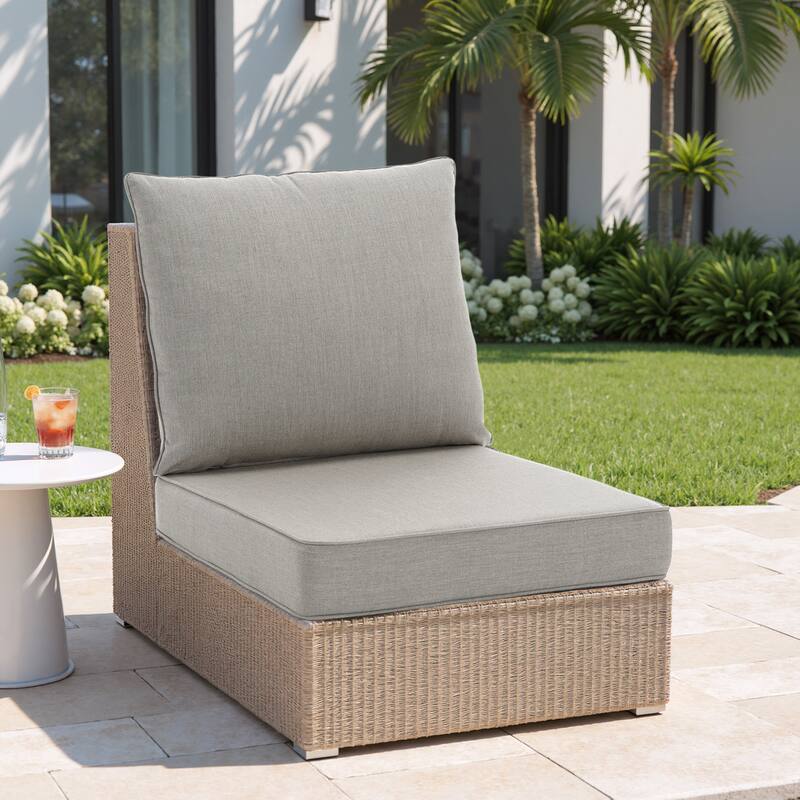 24"x23" Deep Seat Sunbrella Thick Cushion For Outdoor Club Chair,Rocking Chair