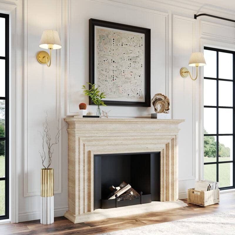 Acroma - 1 Light Steel Dimmable Armed Sconce - N/A