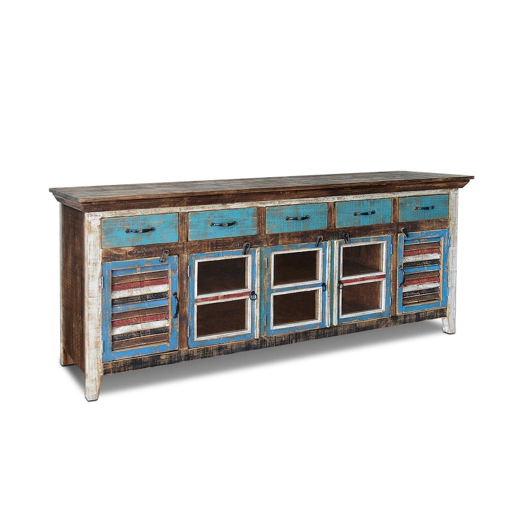 La Boca Solid Wood 82" Shutter Sideboard