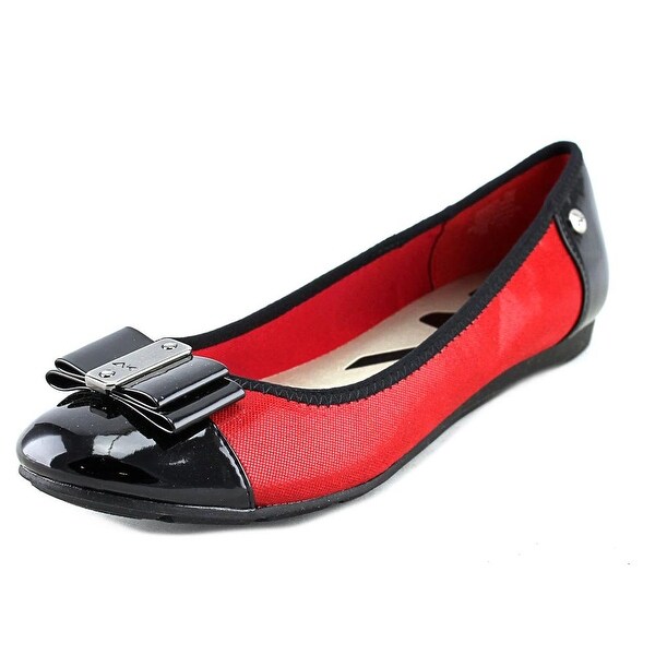anne klein red flats