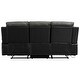 preview thumbnail 16 of 18, Woodsway Reclining Sofa - 83"W x 38"D x 41"H