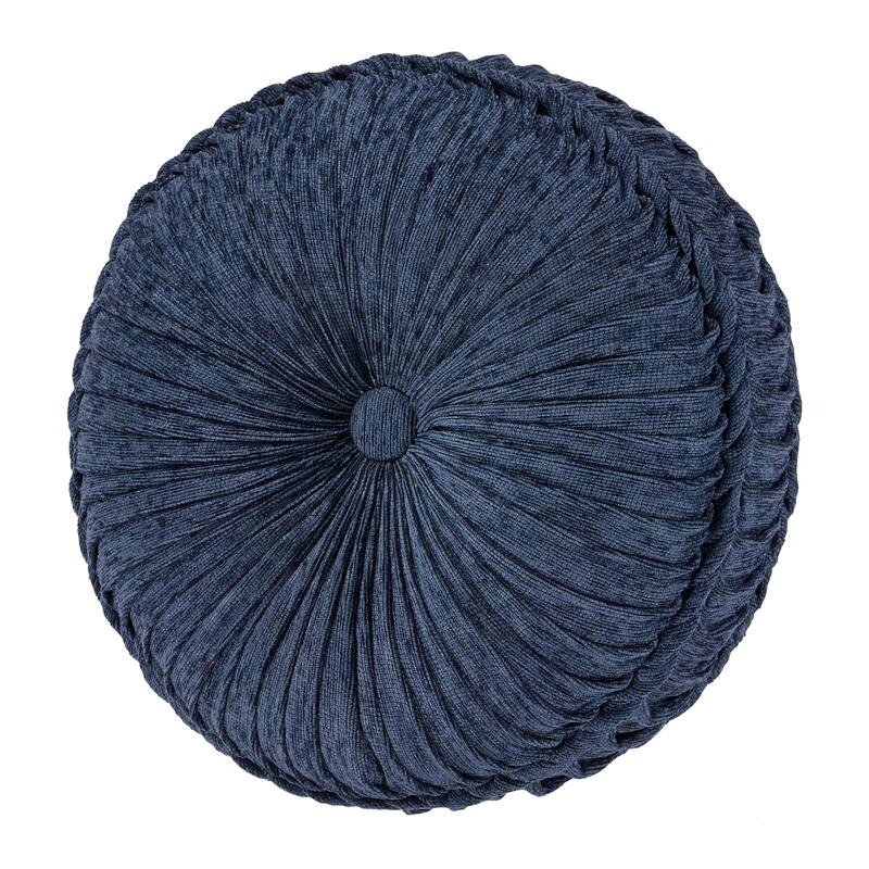 J. Queen New York Weston Tufted Round Decorative Throw Pillow