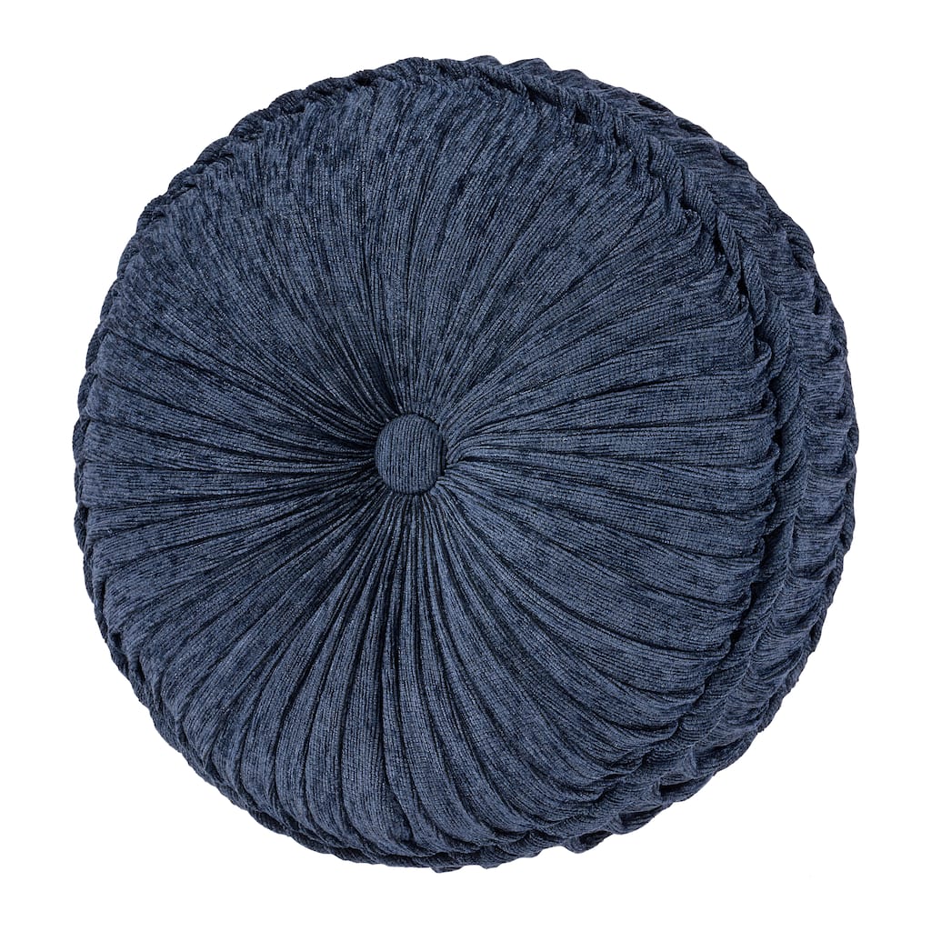 J. Queen New York Weston Tufted Round Decorative Throw Pillow