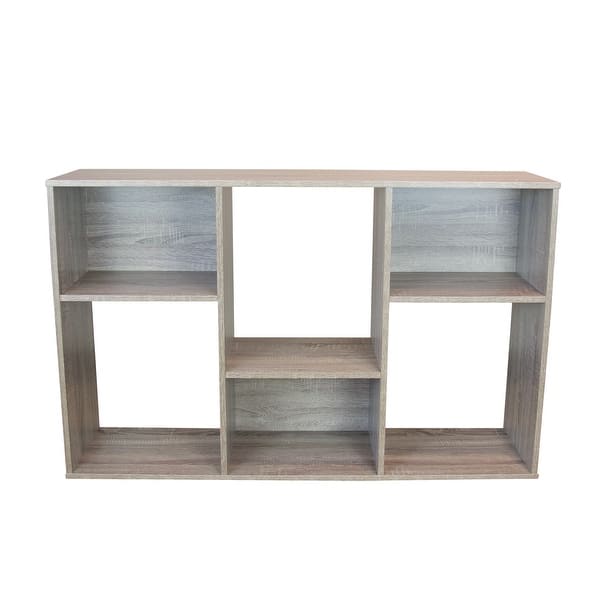 Slide Logic 4 Tier Asymmetric Bookcase Console Overstock 32278274