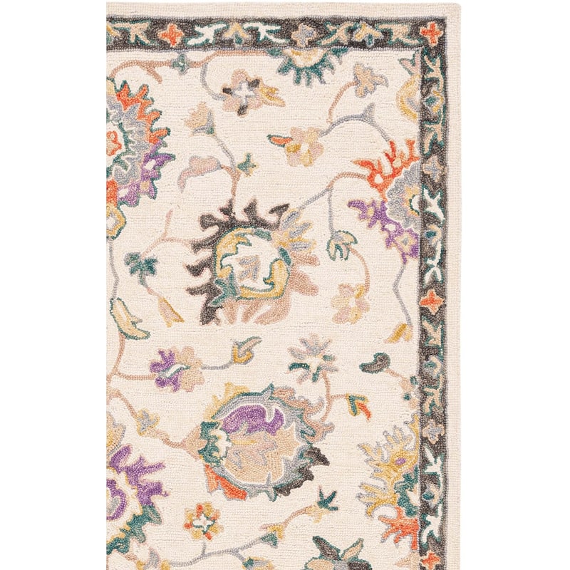 SAFAVIEH Handmade Blossom Jacoba Floral Wool Rug