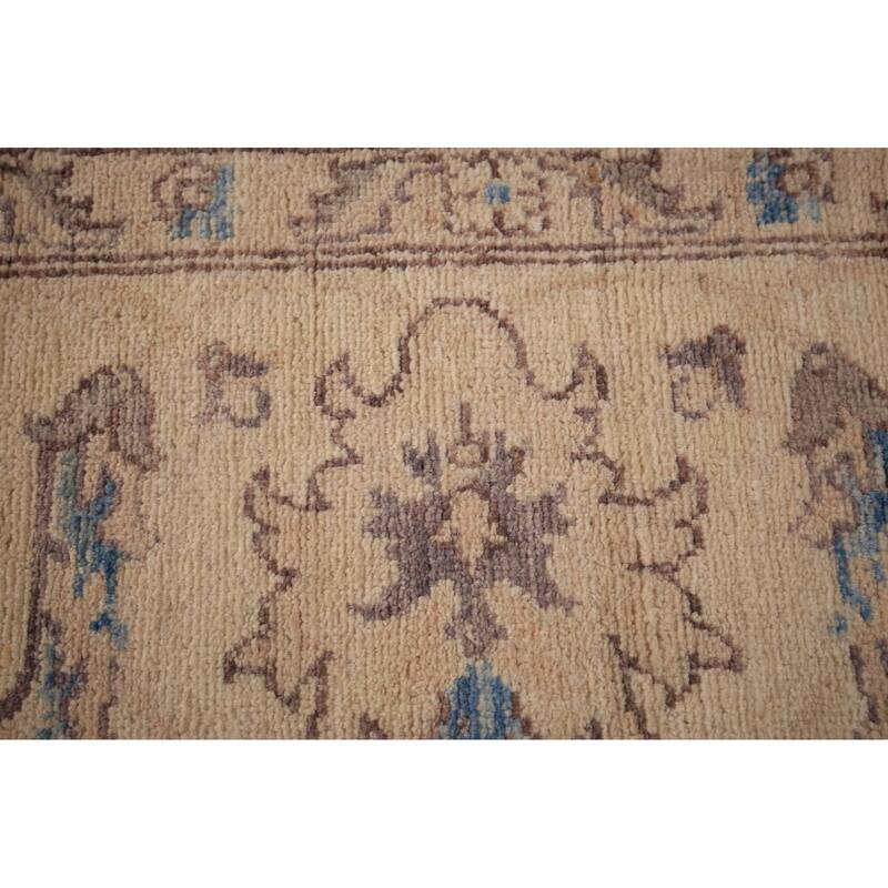 Oushak Turkish Area Rug Vegetable Dye Handmade Wool Carpet - 8'8" x 11'8"