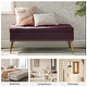 preview thumbnail 29 of 137, HULALA HOME Neptunus Modern 45.5" W Velvet Bedroom Storage Bench for End of Bed with Nailhead Trim
