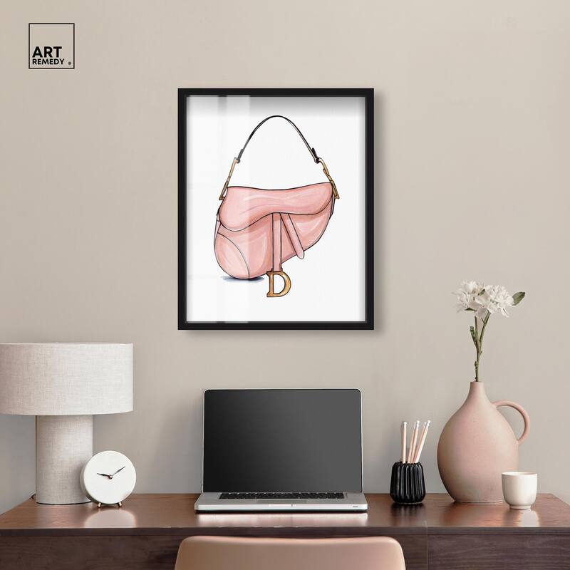 Doll Memories - Blush Pink Bag Shadowbox by Art Remedy