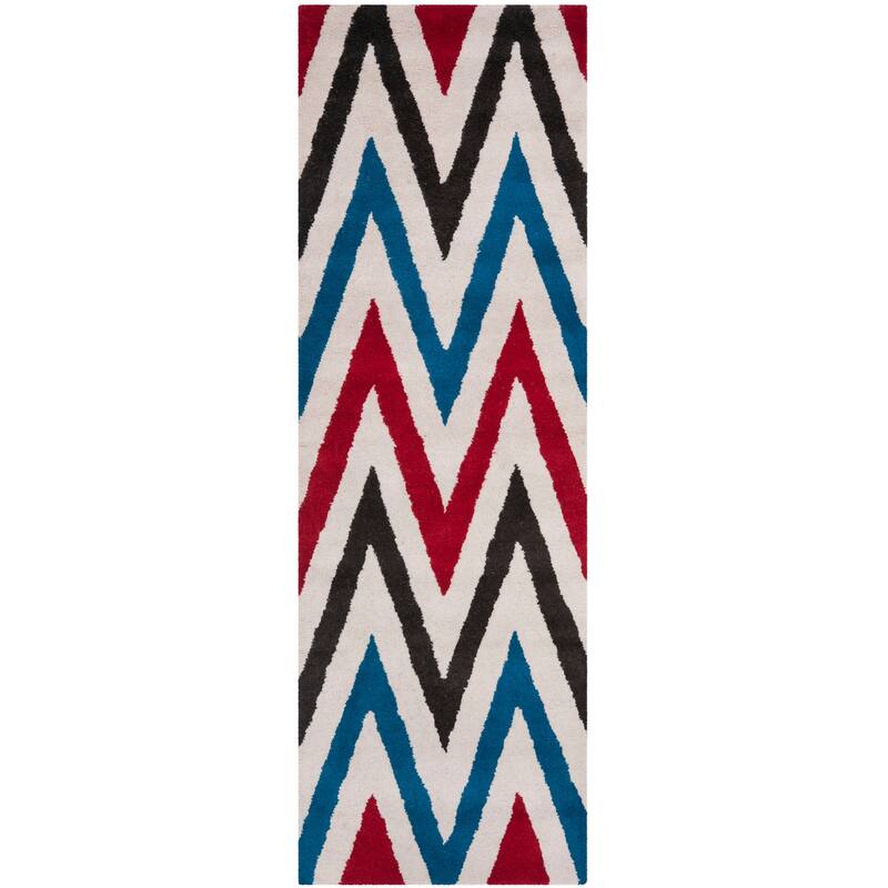 SAFAVIEH Handmade Chatham Klasina Modern Moroccan Wool Rug