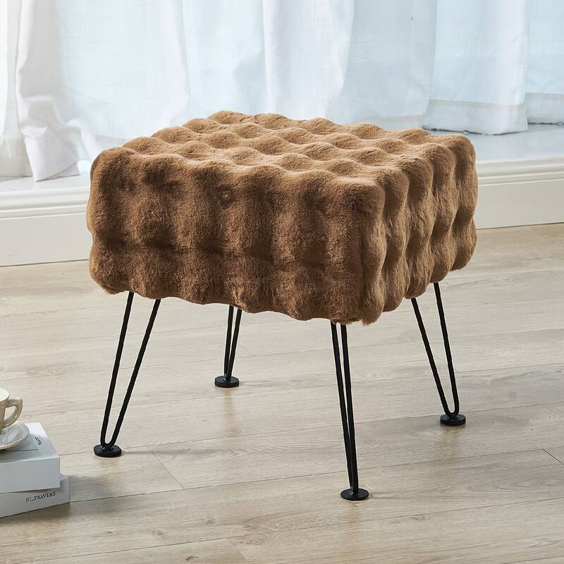 Bubble Textured Stool- 17x17x17"