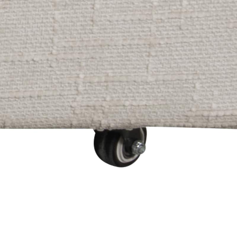 3-Seat Sofa Bed – Pull-Out Sleeper, 89" Sectional Sofa in Beige/Blue/Green