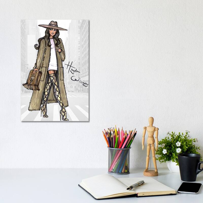 iCanvas "Sleek In Sandstone" by Hayden Williams Canvas Print - 12x8x0.75