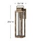 preview thumbnail 2 of 8, Hinkley Sag Harbor Collection One Light 5W Med. LED Outdoor Large Wall Mount Lantern, Burnished Bronze