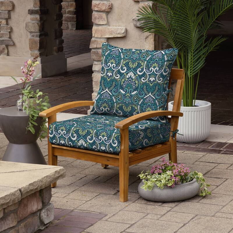 ARDEN Foam Outdoor Deep Seat Cushion Set, 24 x 24