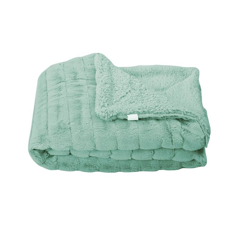 Supermink Decorative Fauxfur Throw 60'' x 80''