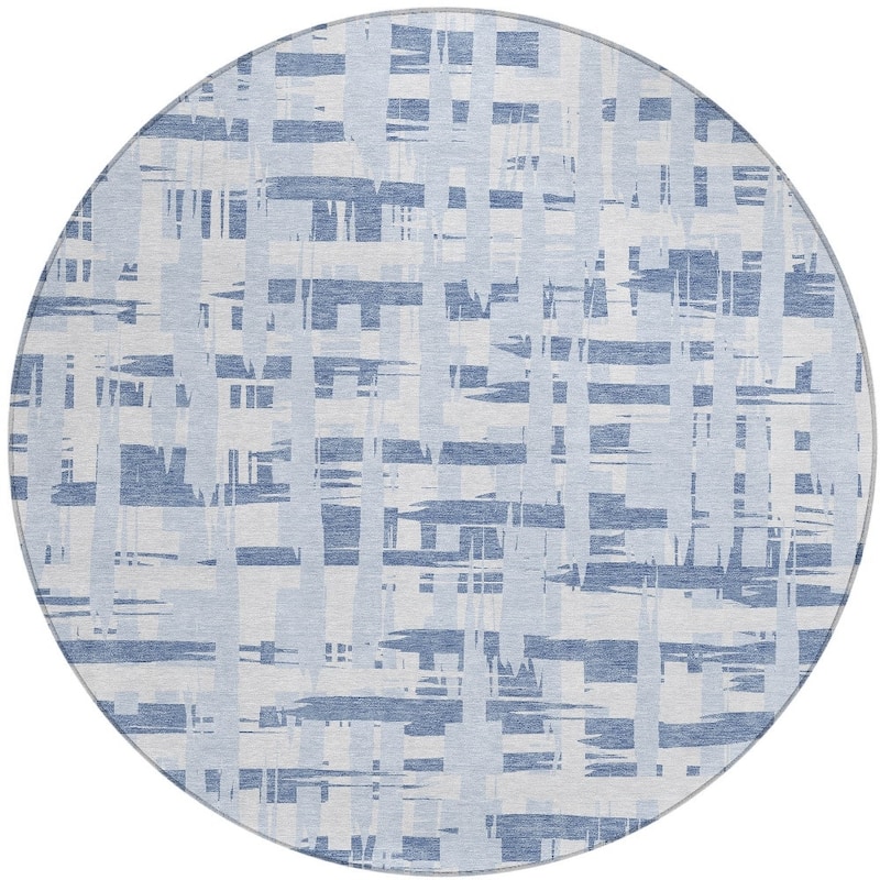 HomeRoots Striped Transitional Rectangle Outdoor Rug