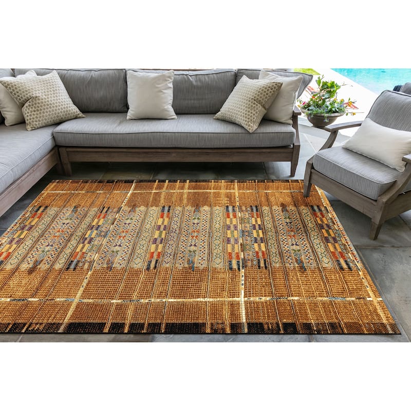 Liora Manne Marina Tribal Stripe Indoor/Outdoor Rug